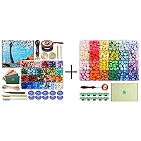 Vista 1 de Comealltime Kit de sellado de cera con kit de sellado de cera con temática de jardín de primavera