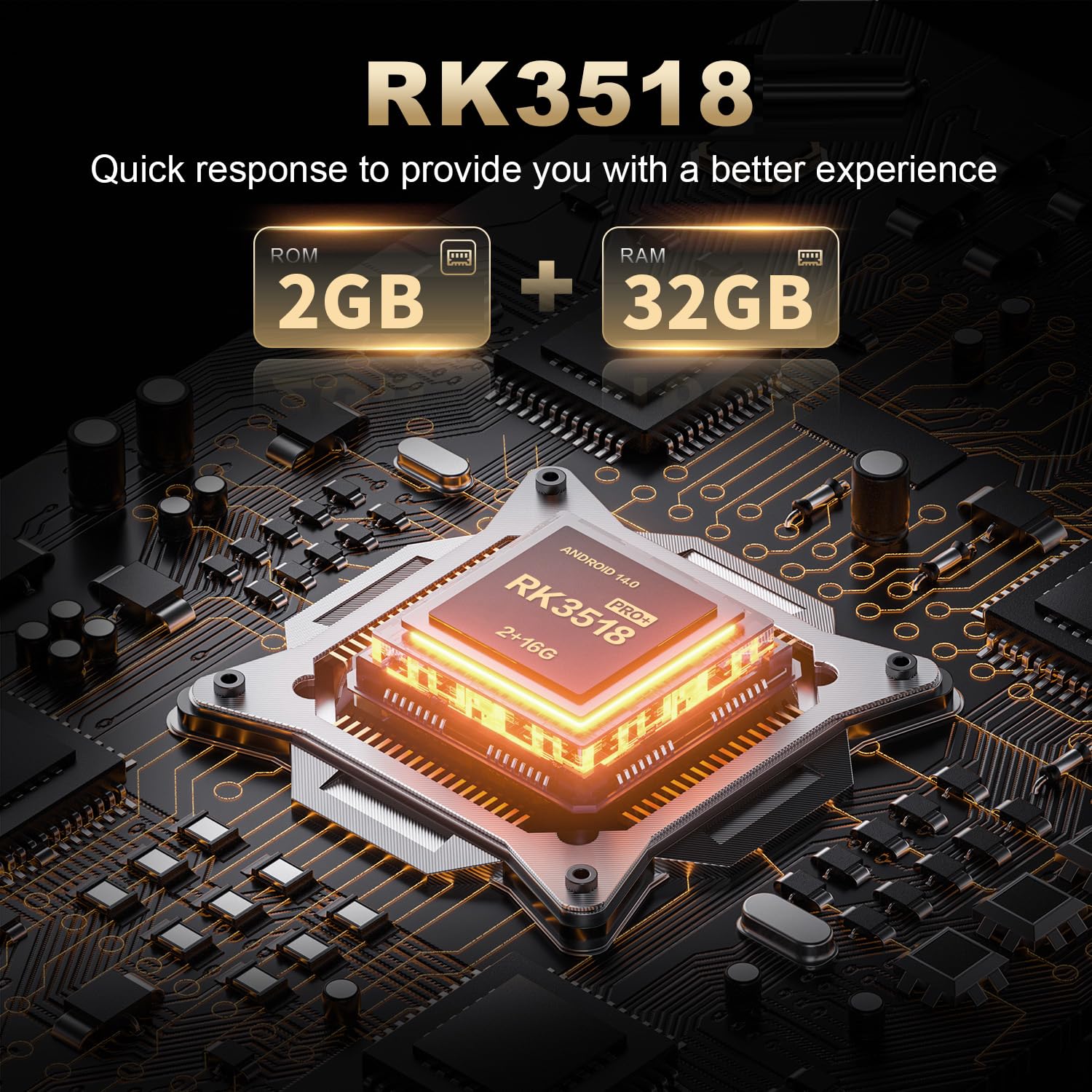 TV Box Android 14.0 X14 Pro - 2Go RAM 16Go ROM, 4K HDR, Wi-Fi Double Bande, Bluetooth 5.0