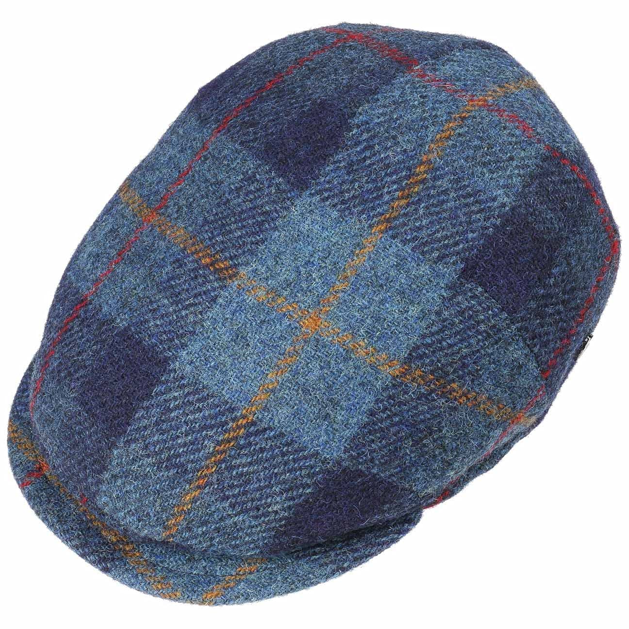 LIERYS Capri Harris Tweed Flatcap Schirmmütze Herren Handmade in Italy Herbst Winter