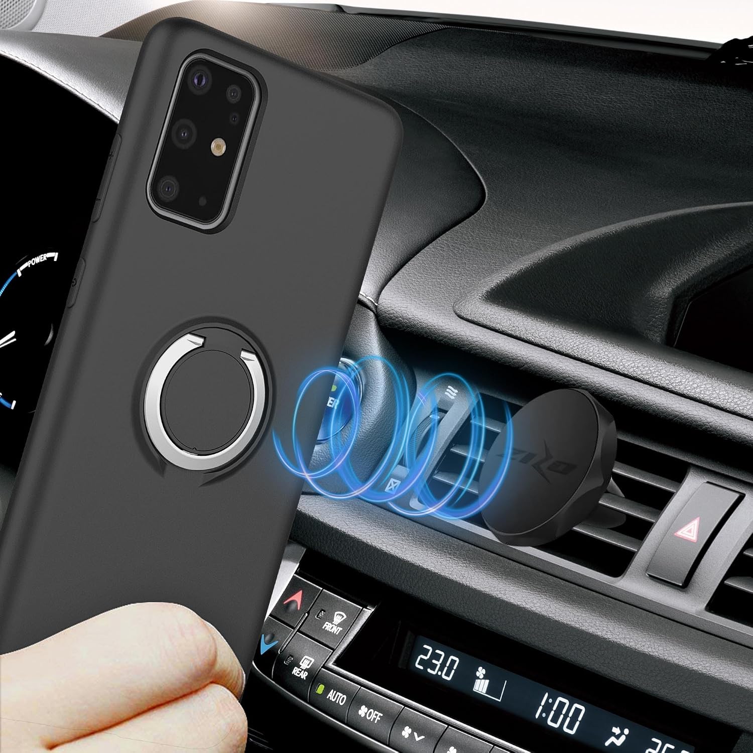 ZIZO Revolve Series for Galaxy S20+ Case - Magnetic Black