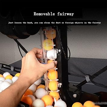 Table Tennis Robot with Catch Net Automatic Ping Pong Robot Machine for TrainingTable Tennis Robot Machine Tabletop Ping Pong Robot Machine for Training
