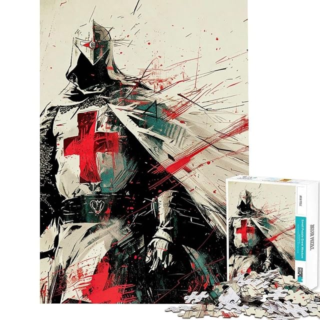 Rompecabezas de 1000 Piezas para Adultos Holy Warriors Rising Train reacción Visual Arte de Corte preciso…