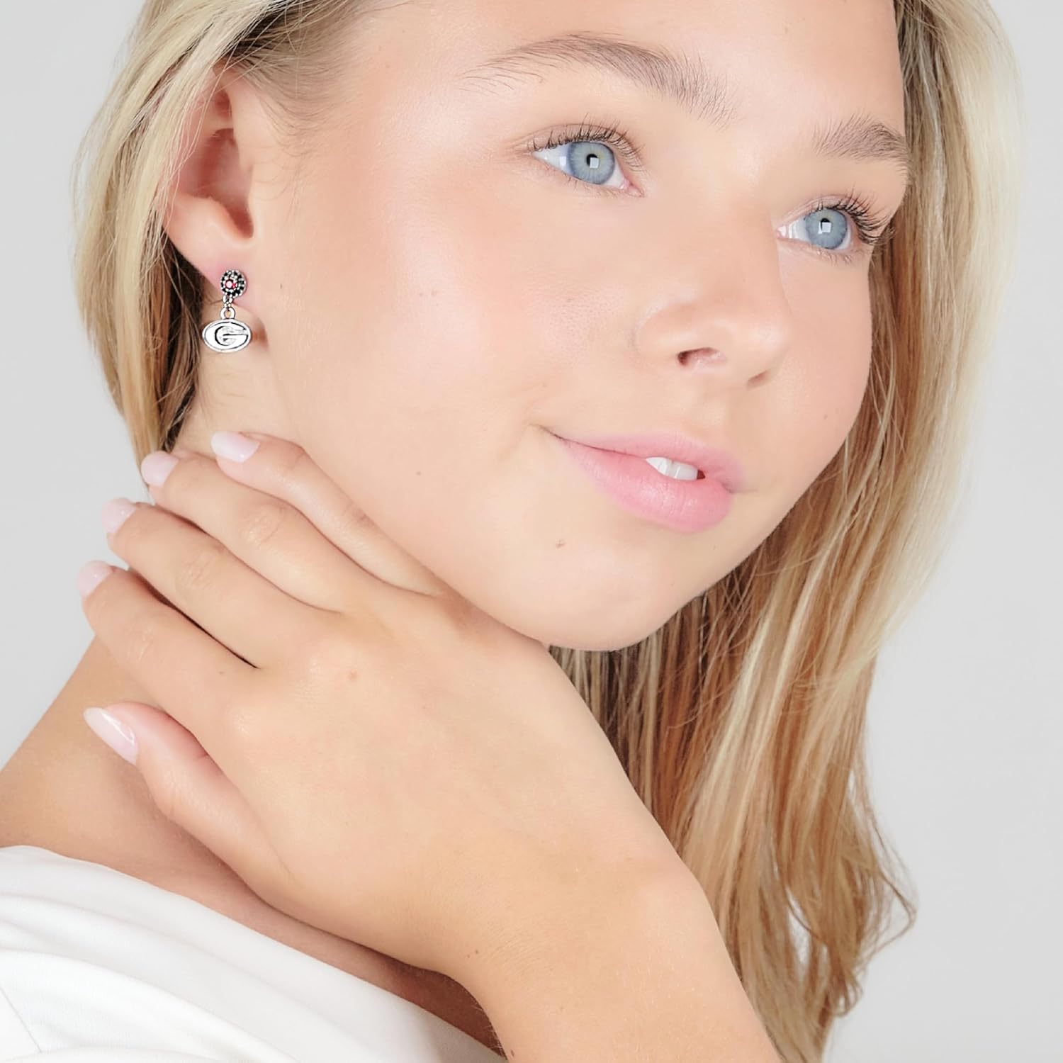 Stone Armory Earrings for University of Georgia Jewelry Gifts for Women, Graduation – Stainless Steel Skin-Friendly UGA Bulldogs drop earrings