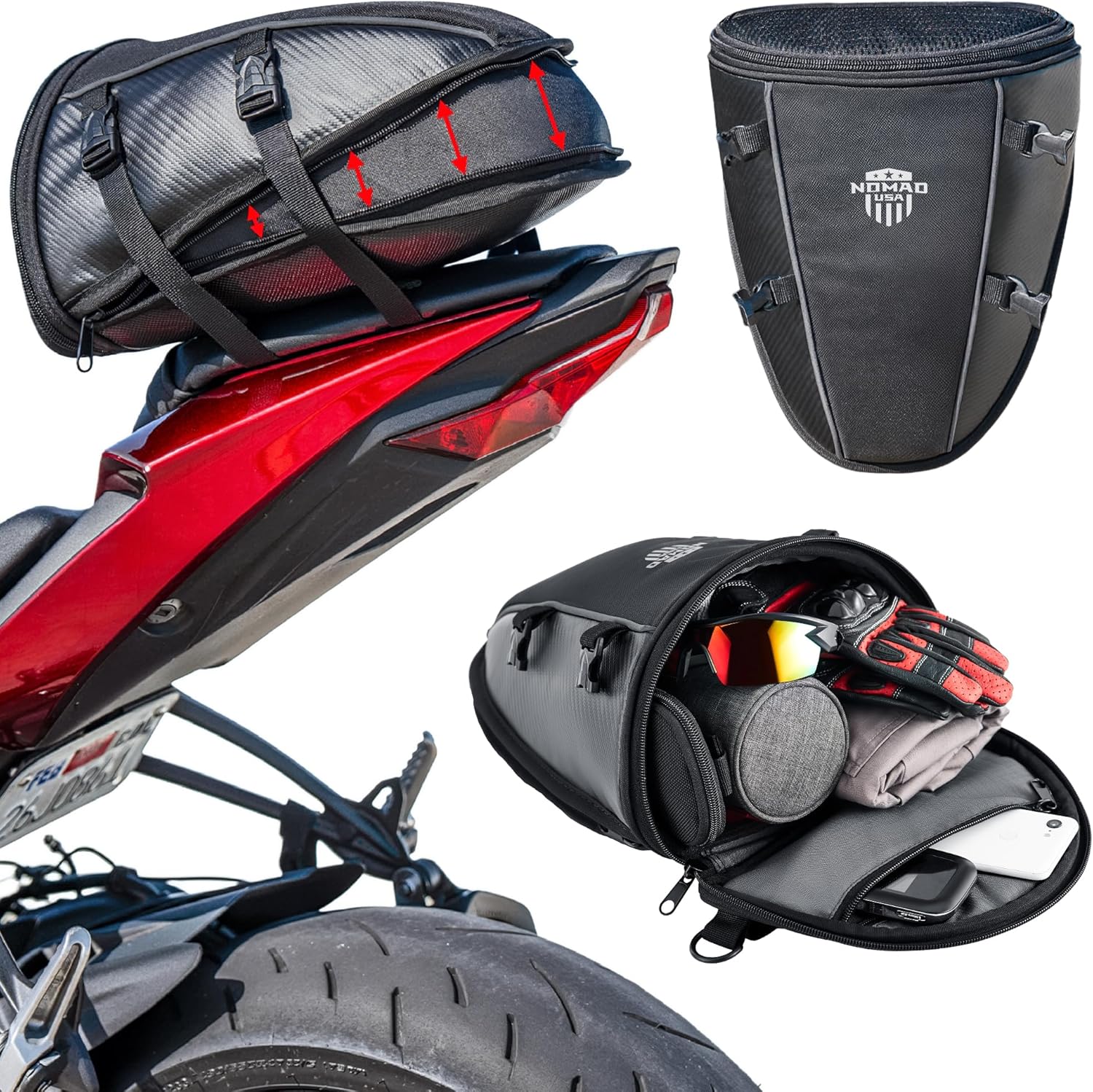 Nomad USA Motorcycle Tail Bag