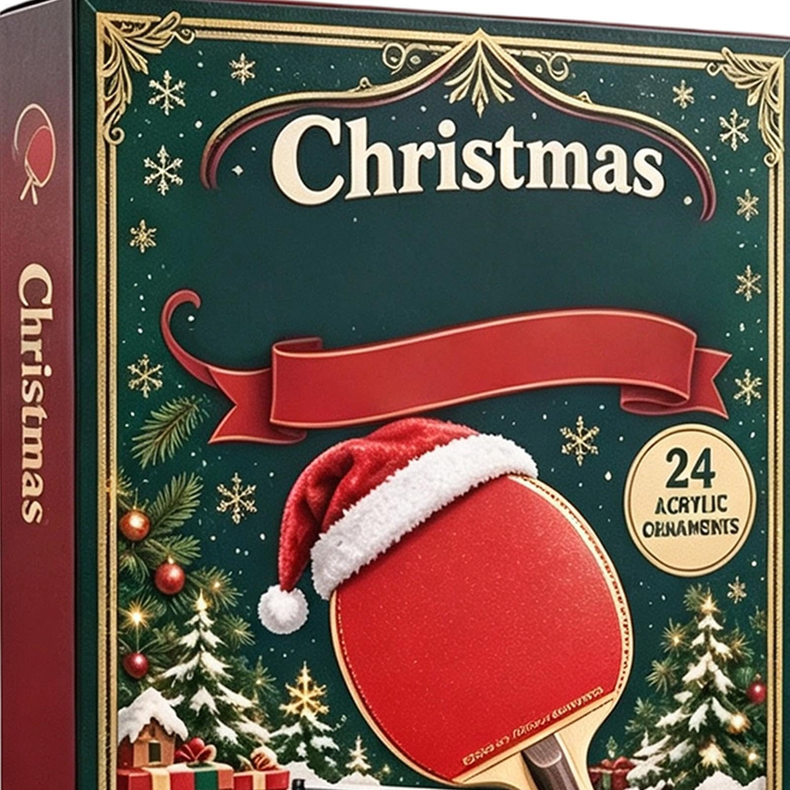 Calendario per il conto alla rovescia di Natale da tavolo in acrilico 2D da