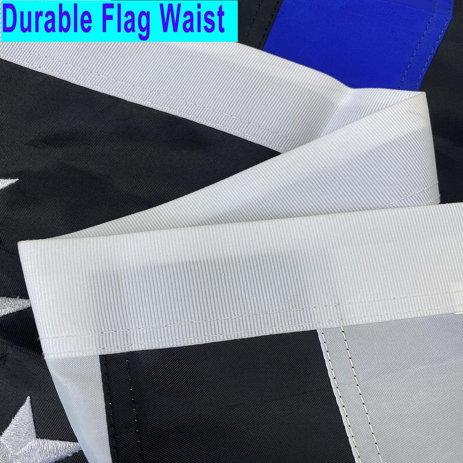Embroidery Stars Thin Blue Line and Red Line American flag 3x5 Heavy Duty Honoring Law Enforcement Officers and Firefighter FlagsUV Protected Fade police and fire American Flag Outdoor