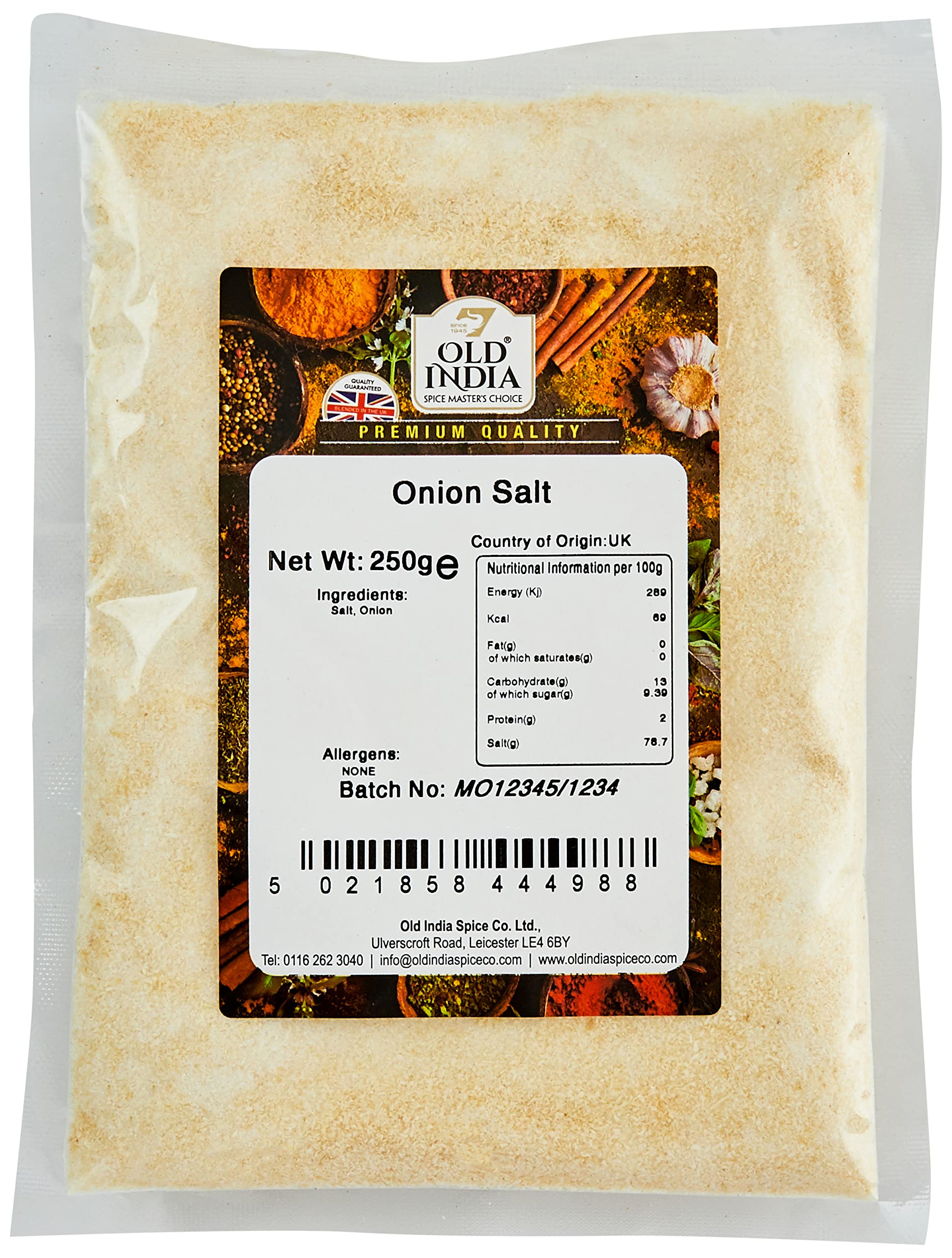 Old India Onion Salt 250g