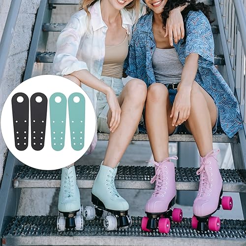 Miniatura 4 de BESPORTBLE Punteras protectoras para patines de patinaje, protectores de dedos de los pies, patines de hielo, tapas delanteras, de larga duración,