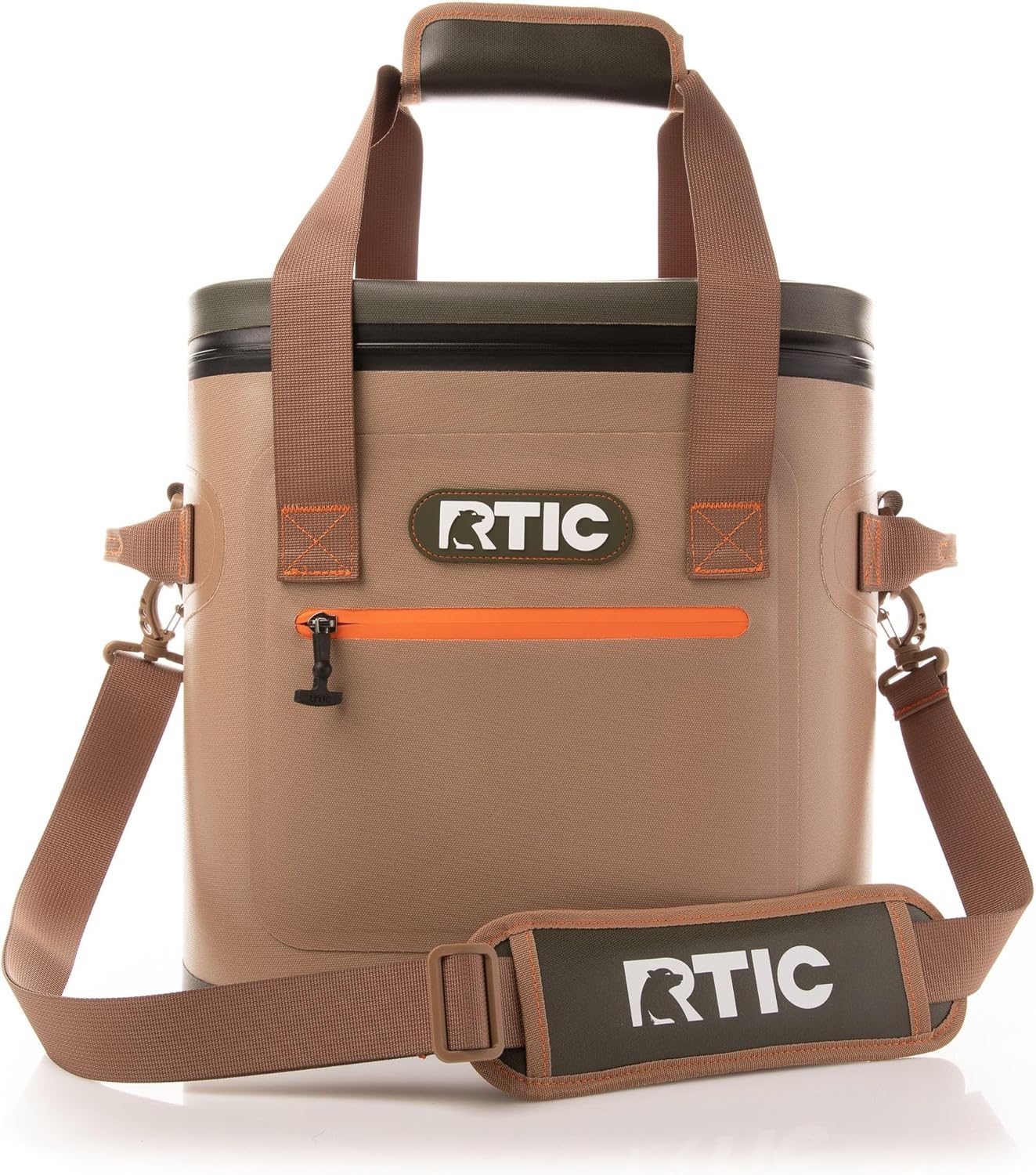 RTIC Ultra-Tough Soft Cooler 20 Can Insulated Portable Ice Chest for Travel Camping Picnic Leak-Proof with Zipper