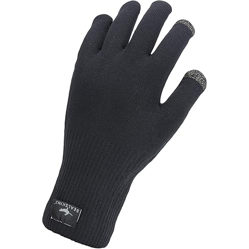SEALSKINZ Unisex Waterproof All Weather Ultra Grip Knitted Glove