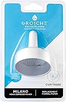 Vista 10 de GROSCHE Milano Moka - Olla cafetera de expreso para estufa, Cafetera Greca, Cafetera y máquina de expreso percoladora para estufa