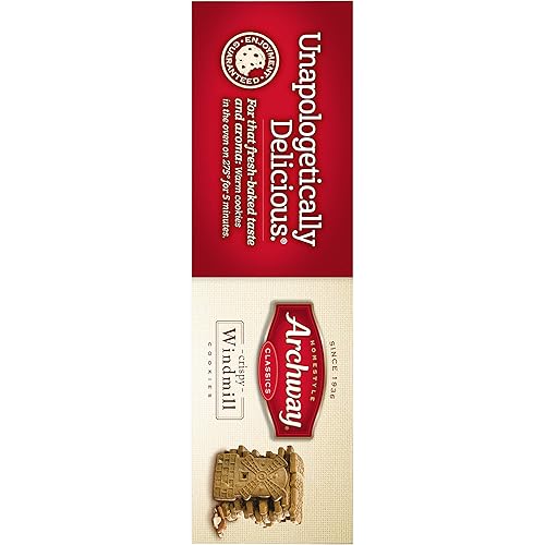 Miniatura 10 de Archway Galletas, molino de viento crujiente, 9 onzas (9 unidades) paquete de 1