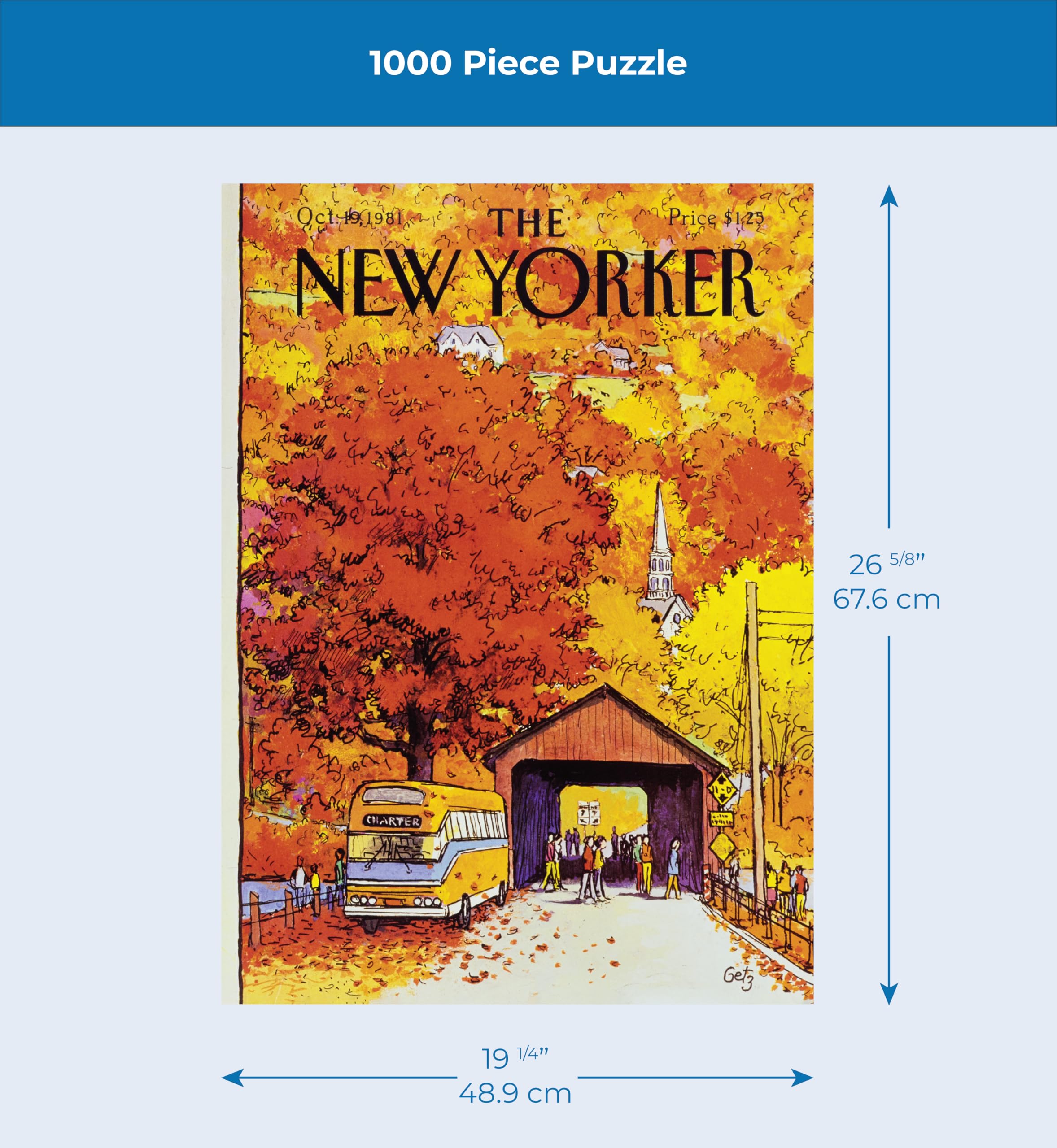 Amazon.com: New York Puzzle Company - New Yorker Covered Bridge