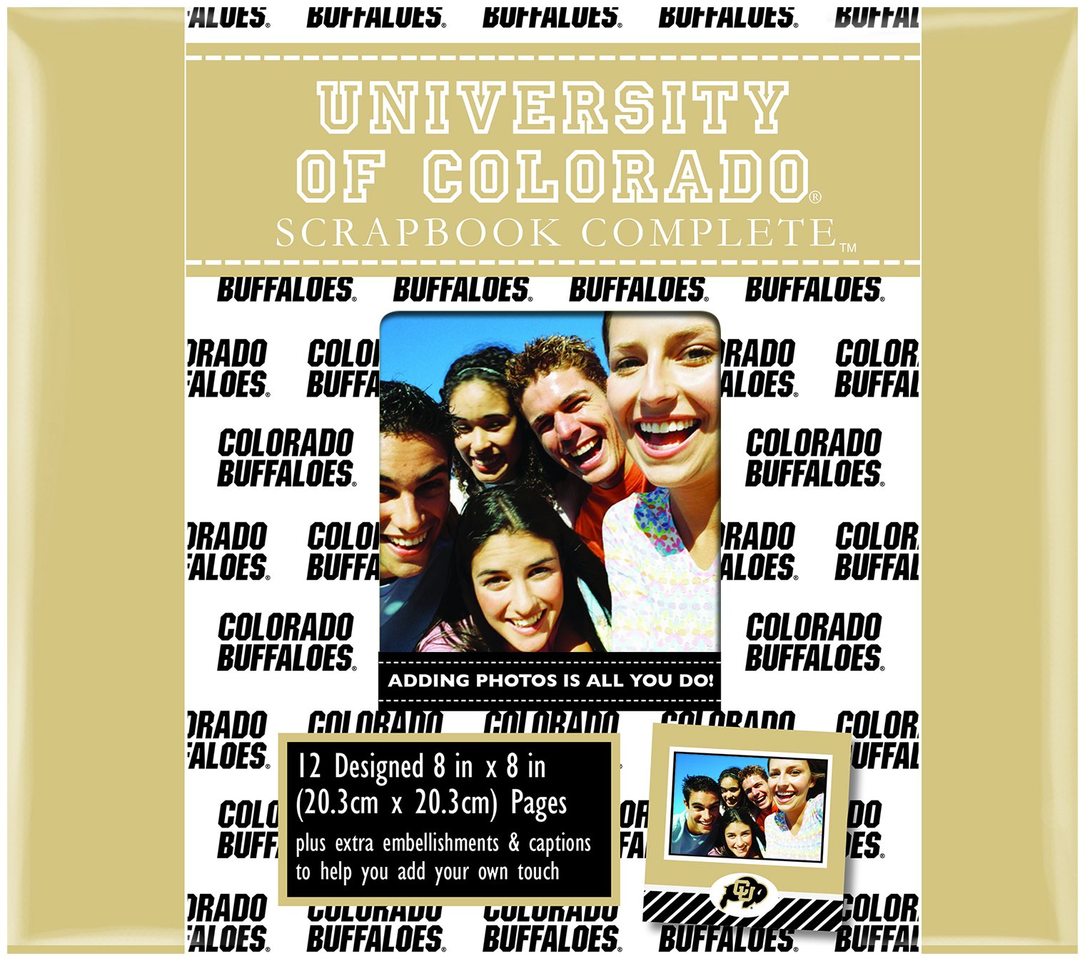 C.R. GibsonScrapbook Complete Kit, Small, University of Colorado (C878280M)