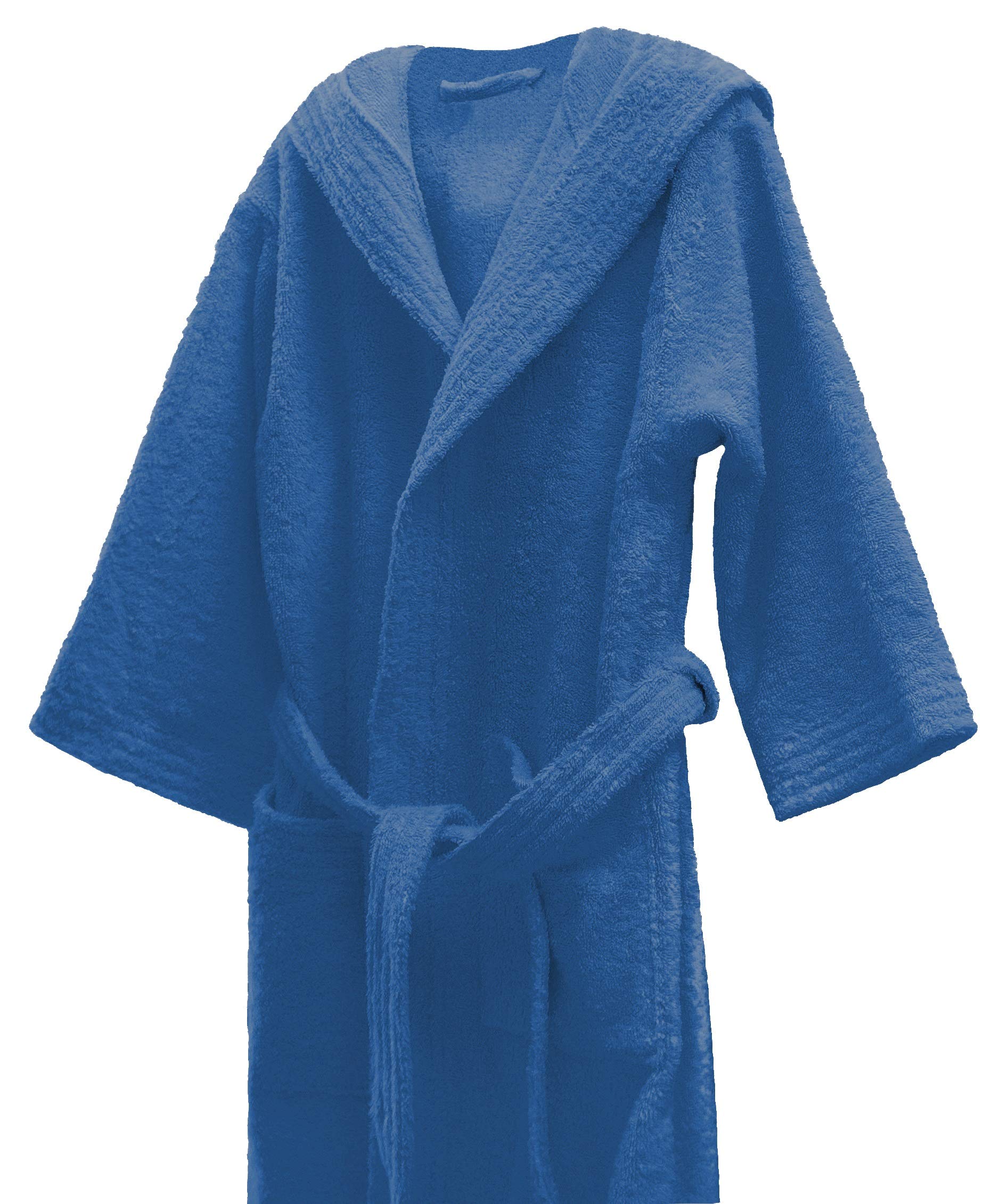 Lasa Albornoz Infantil, algodón 100%, Turquesa, Talla 8
