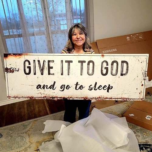 Miniatura 6 de Tailored Canvases Arte de pared cristiano, citas familiares inspiradoras y decoración rústica del hogar para sala de estar, dormitorio y cocina,