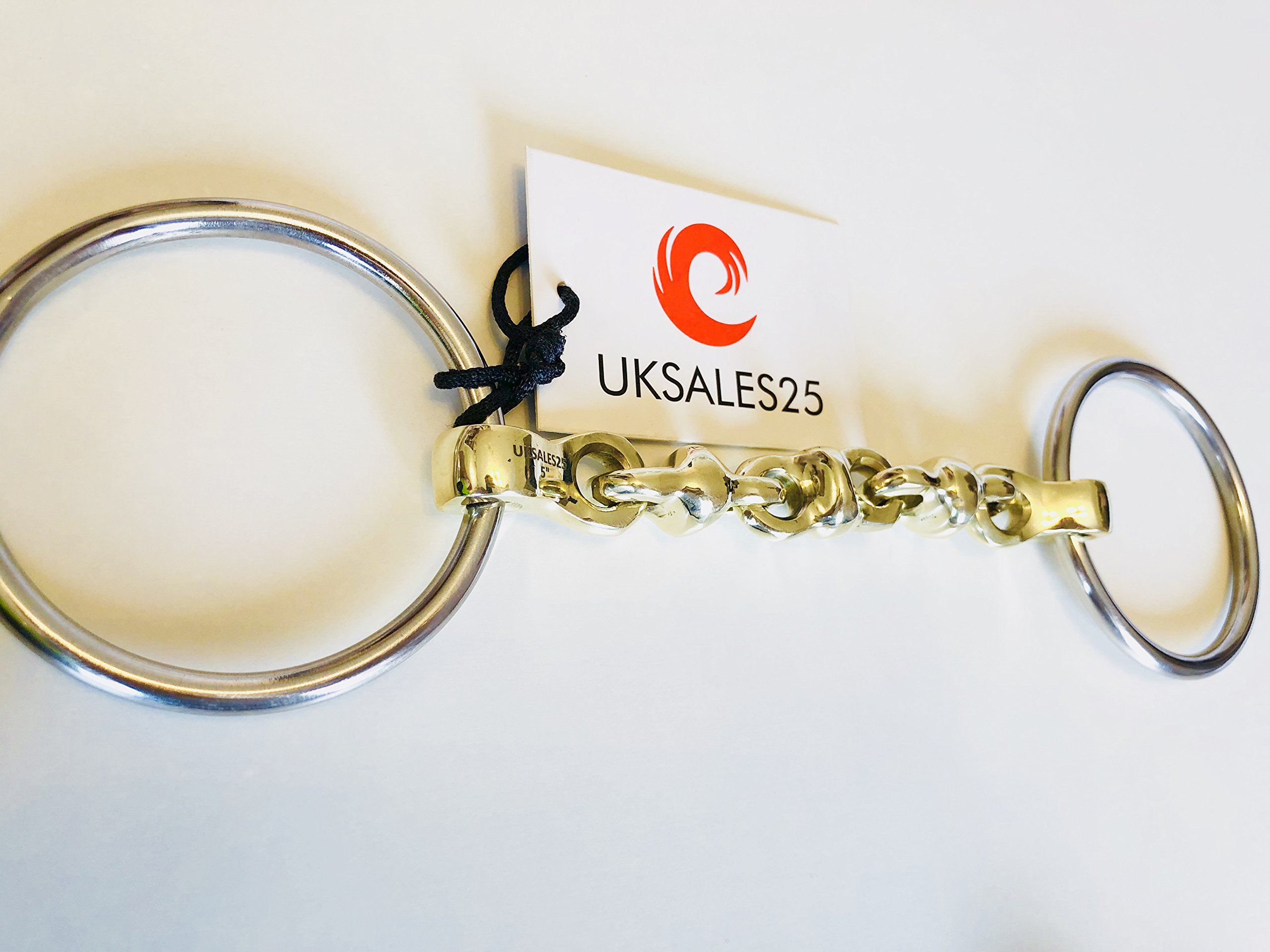 UKSALES25 LOOSE RING WATERFORD SNAFFLE BIT (HORSE BITS) (4.5) — image 1