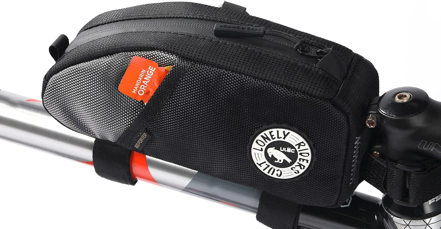 ULAC NOMADPAK: TREKKING Top Tube Bag (Black-Grey, 1.2L)