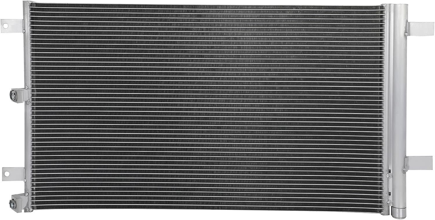 A/C AC Condenser Compatible with 2015-2020 for Ford for for F-150 Lariat 3.5L 2015-2020 for Ford for for F-150 XLT 3.5L 2018-2019 for Lincoln for Navigator Select 3.5L, Replaces 4689