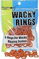 Vista 21 de (100pk) – O-Rings for Wacky Rigging Senkos/Worms/Soft Stickbaits – Bait Saver Orings for Senko Worm – Save Your Baits from Tearing While Wacky Neko