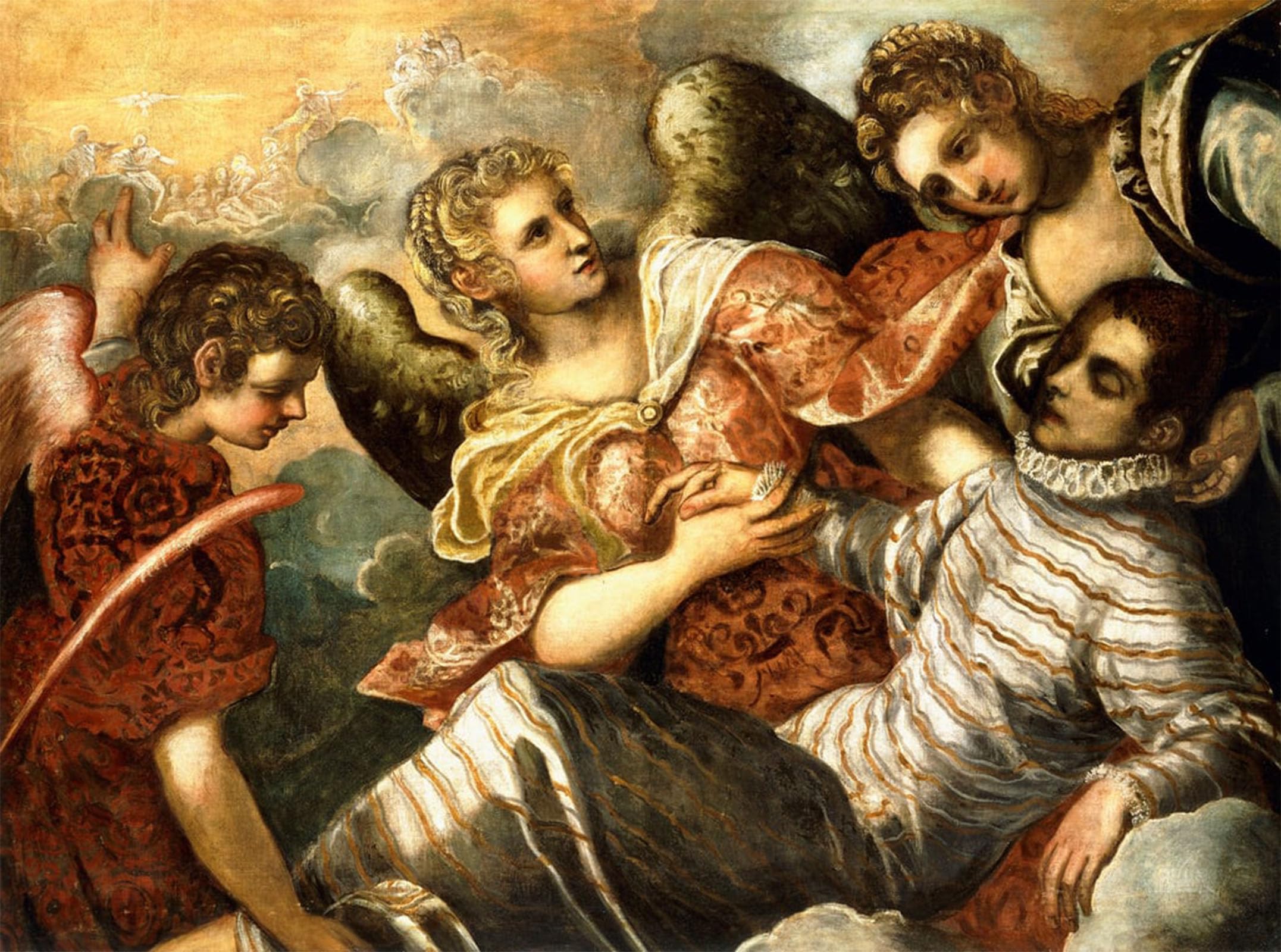 POSTERIIk Famous Animal Posters Vintage Picture the Dream of Alessandro Farnese by Jacopo Robusti Tintoretto Modern Wall Decor for Home Decor 60x90cm