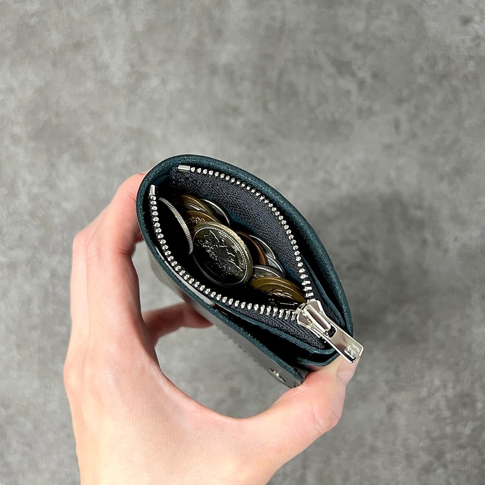 Amazon | [moku] 小さく薄い財布Saku ver.3 ブッテーロレザー ユニ