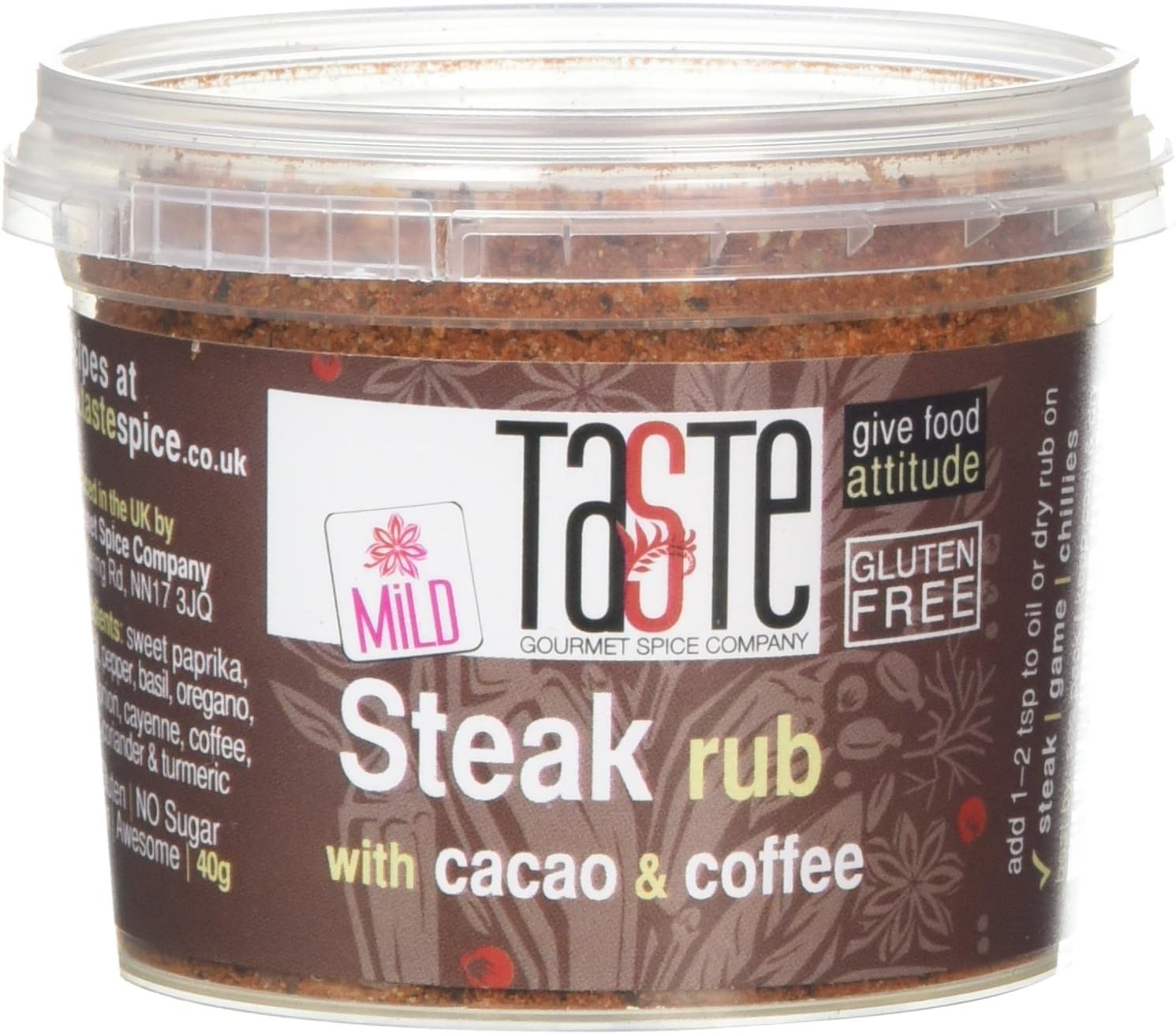 Gourmet Spice Company Mild Steak Rub 40 g