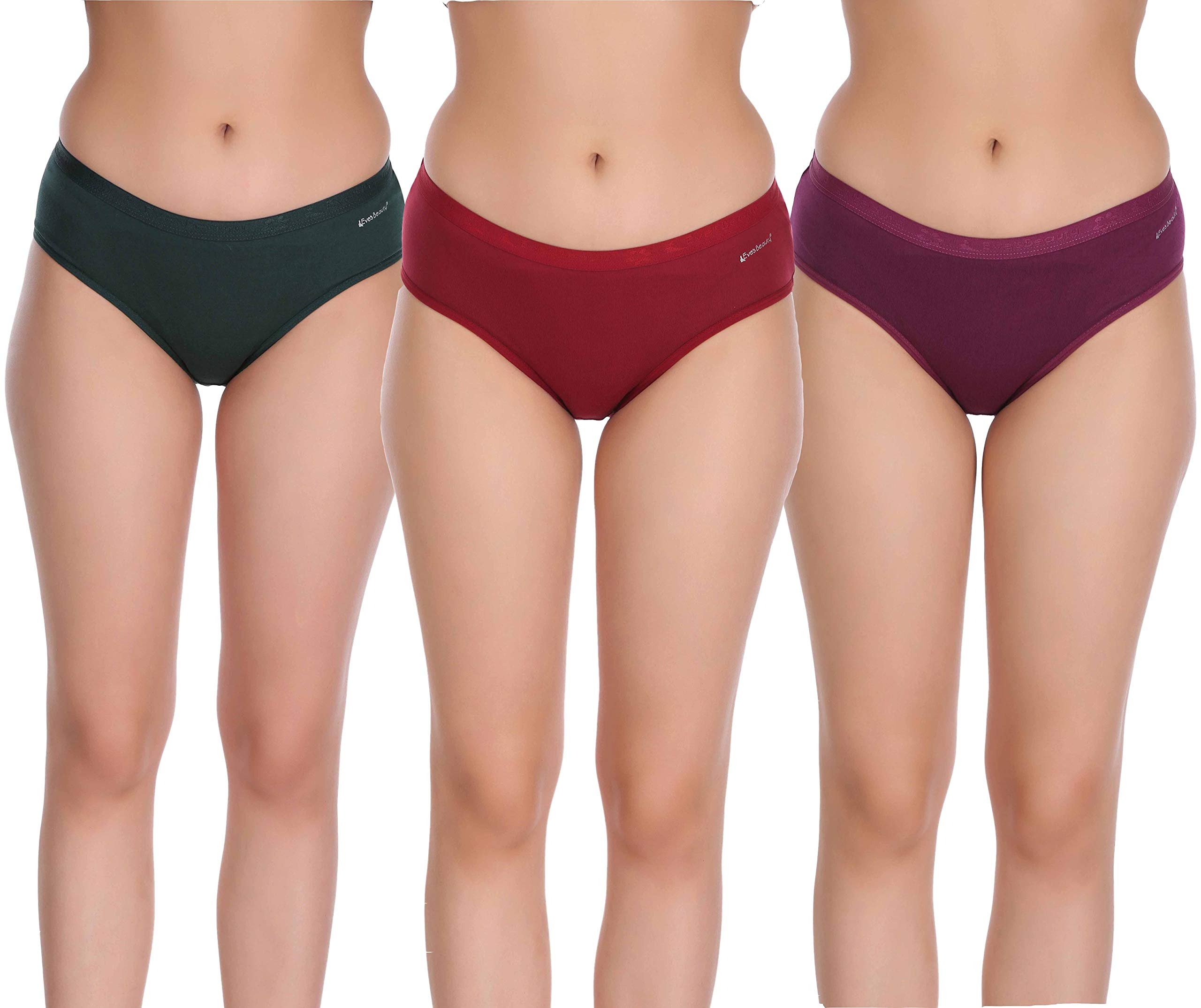 eve's beauty Women's Cotton Hipster Panties - Pack of 3-picture-33