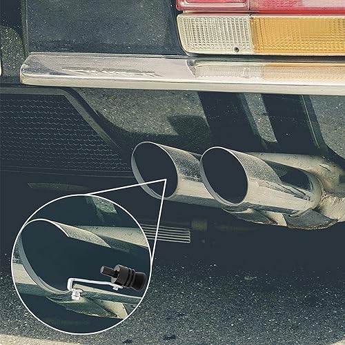 Miniatura 2 de X AUTOHAUX 5 unids M Tamaño Aleación de Aluminio Universal Turbo Sonido Escape Silbato Silbato Coche Roar Maker Negro