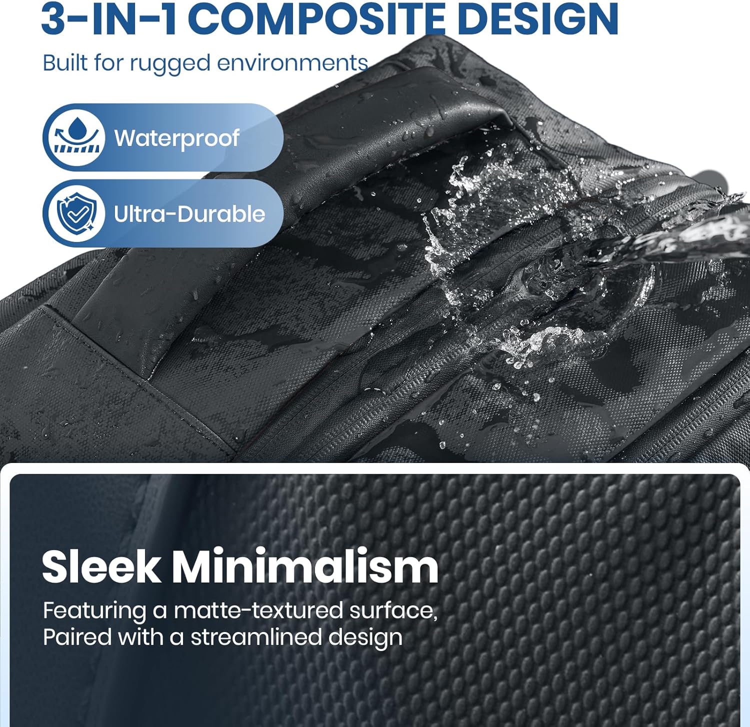 Fanwoli Vacuum Travel Backpack, Carry On Luggage with TSA Lock & Anti Theft Zipper, Expandable Airback with Compression Pump, Waterproof Laptop Bag Ideal for Flight & Business - Image 5