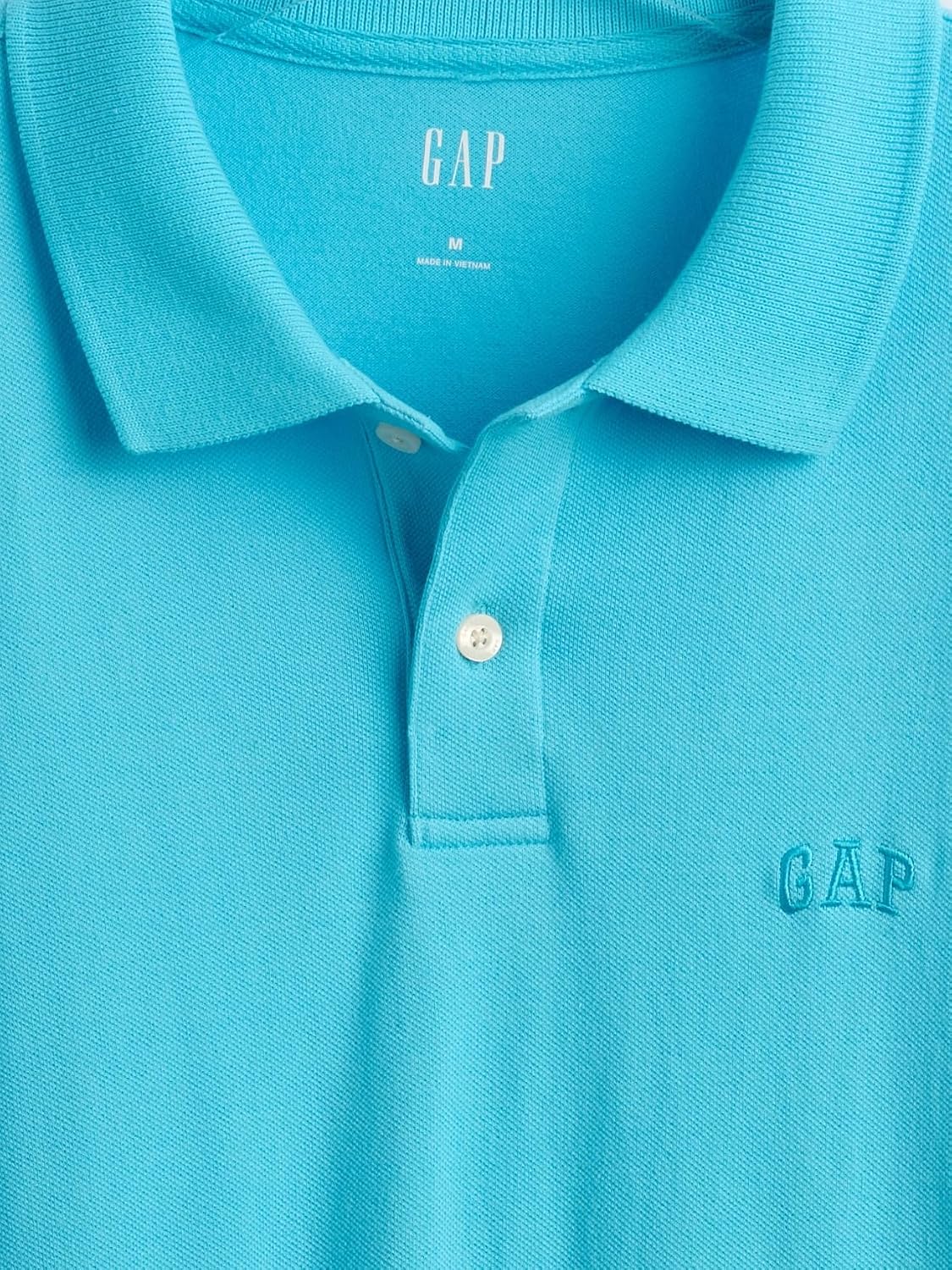 Gap Mens Logo Pique Polo