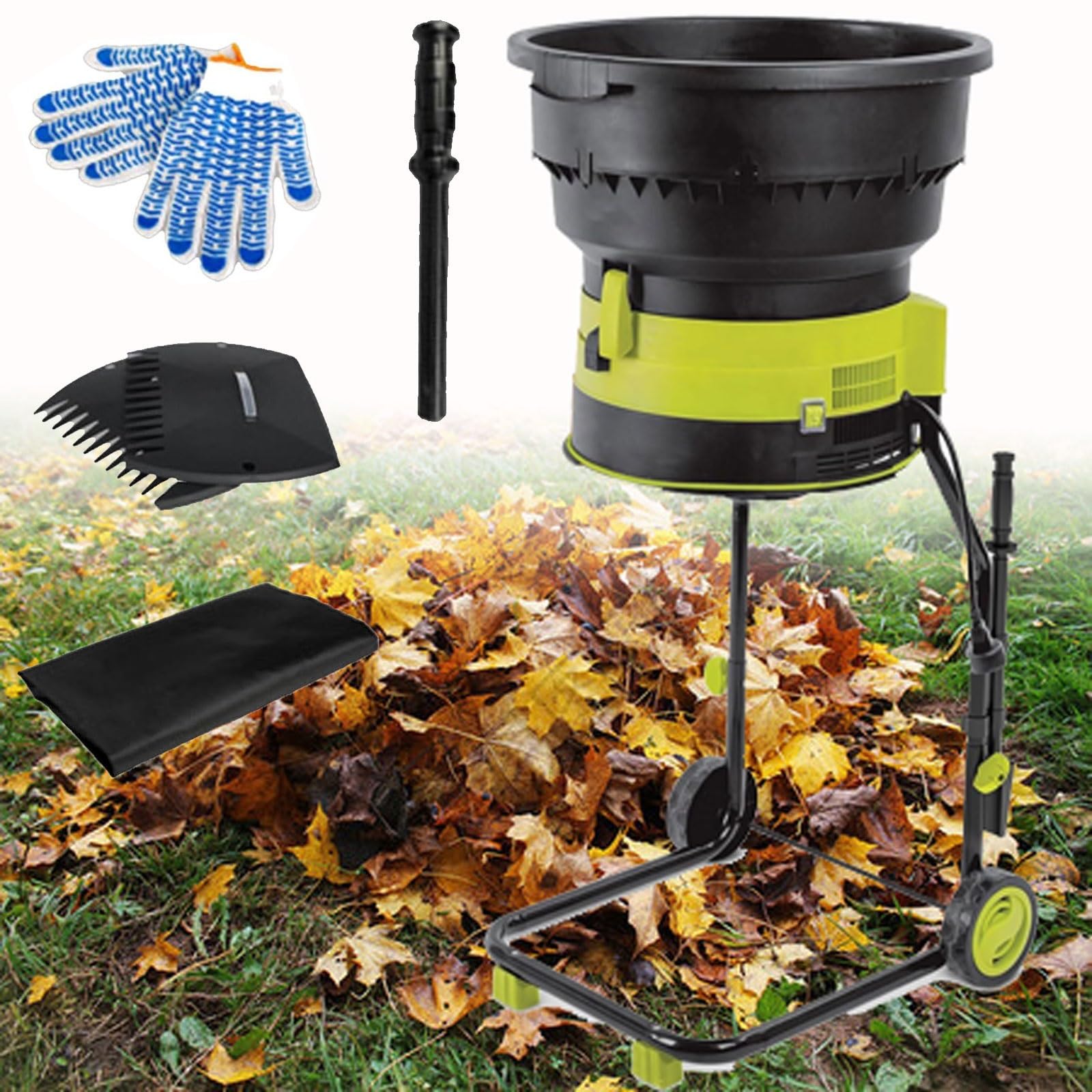 Broyeur de feuilles de jardin pour le nettoyage de la cour