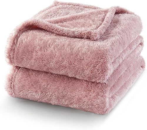 Exclusivo Mezcla Manta de cama de forro polar afelpada, mullida, muy suave, esponjosa y cálida, adecuada para todas las estaciones (90 x 66