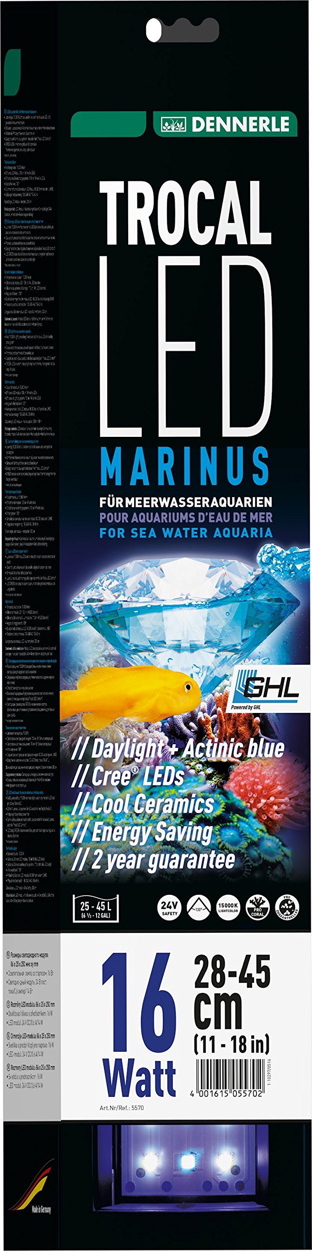Dennerle Trocal LED Marinus 30 illuminazione per acquariofilia