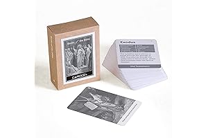 CARDDIA Books of The Bible Flash Cards (with Woodcut Illustrations)