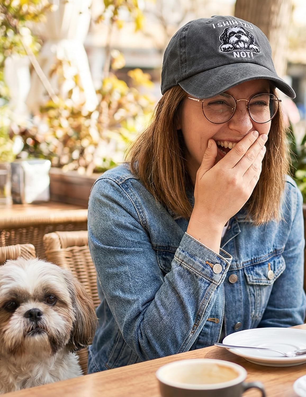 InnoBeta Shih Tzu Mom Gifts Hat for Women, Shih Tzu Gifts for Christmas, Birthday, Adjustable Embroidered Baseball Cap - Image 3