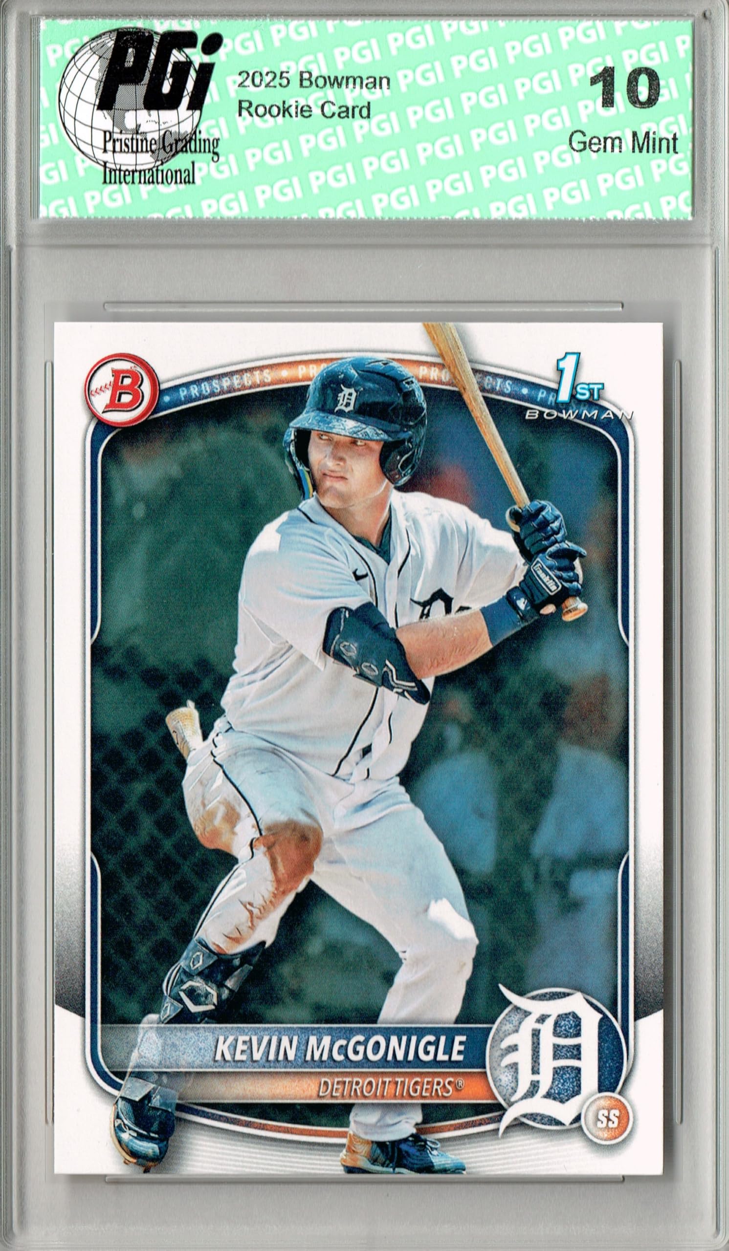 Amazon.com: Kevin McGonigle 2025 1st Bowman #BP-79 Detroit Tigers 