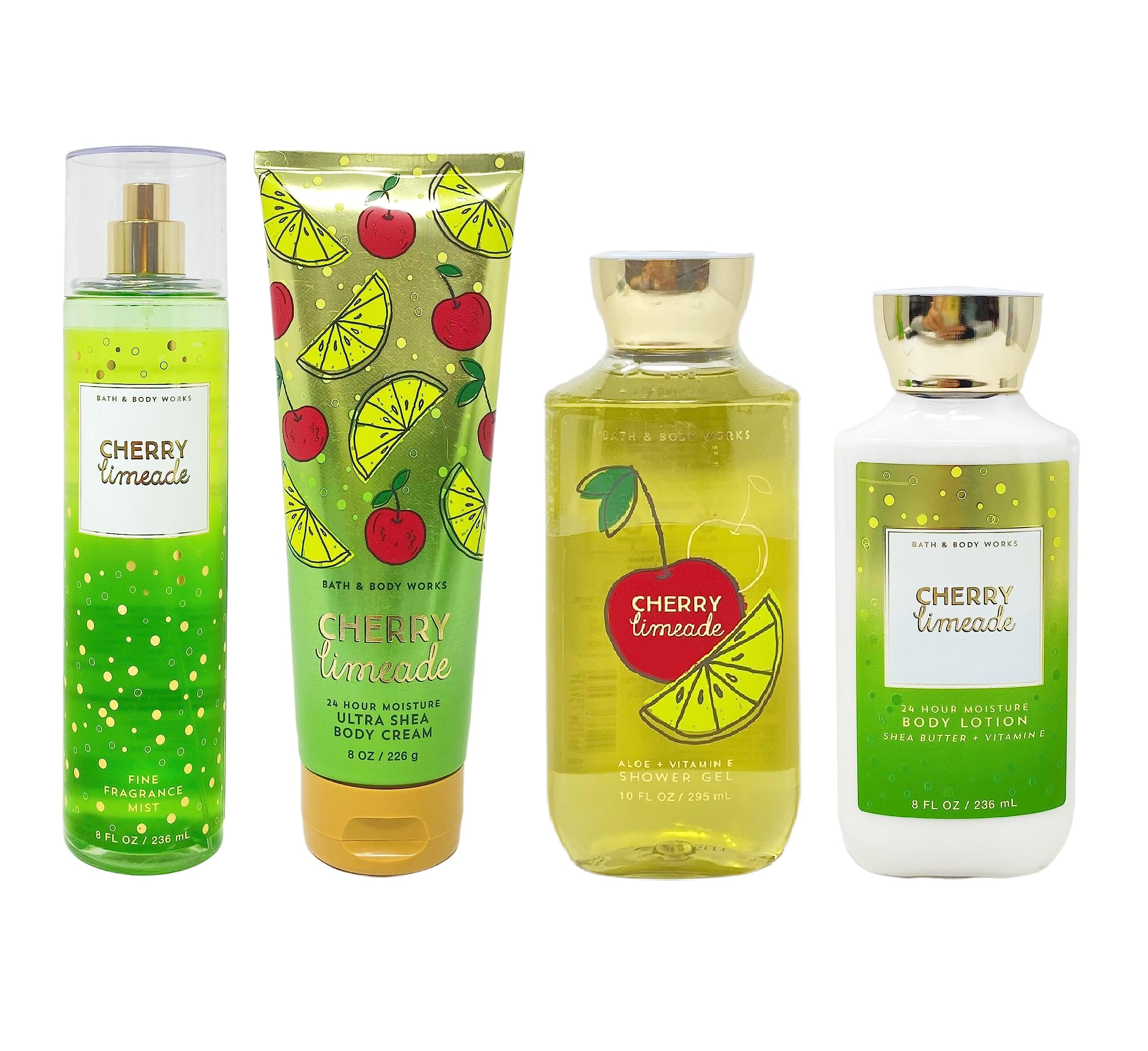 Bath & Body WorksCherry Limeade Deluxe Bundle - Fragrance Mist - Body Cream - Shower Gel - Body Lotion - Full Size