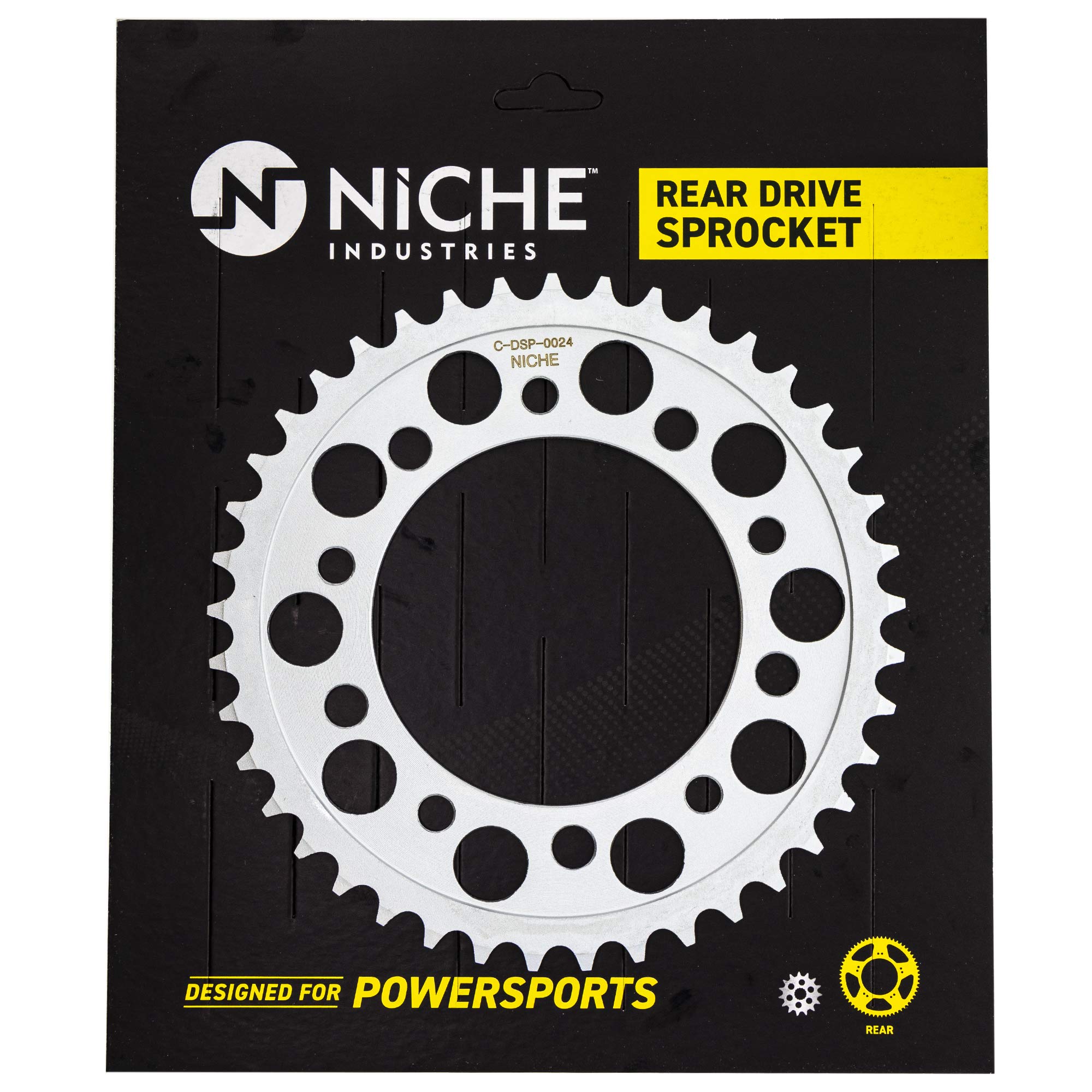 NICHE 520 Pitch 41 Tooth Rear Drive Sprocket for Yamaha 2015-2019 YZF R1 2015-2018 R1M Chain Conversion