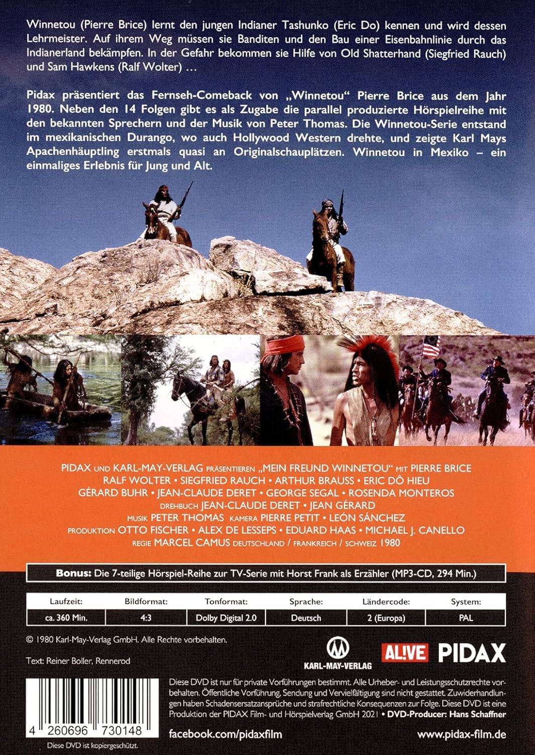 Mein Freund Winnetou - Die Komplette 14-teilige Kult Serie auf 3 DVDs + Hörspiel CD