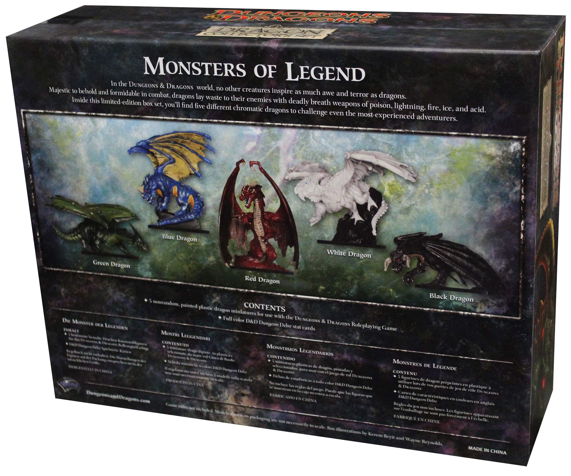 Hobby JAPAN Dungeons & Dragons Miniaturas Dragões Coleção Limitada