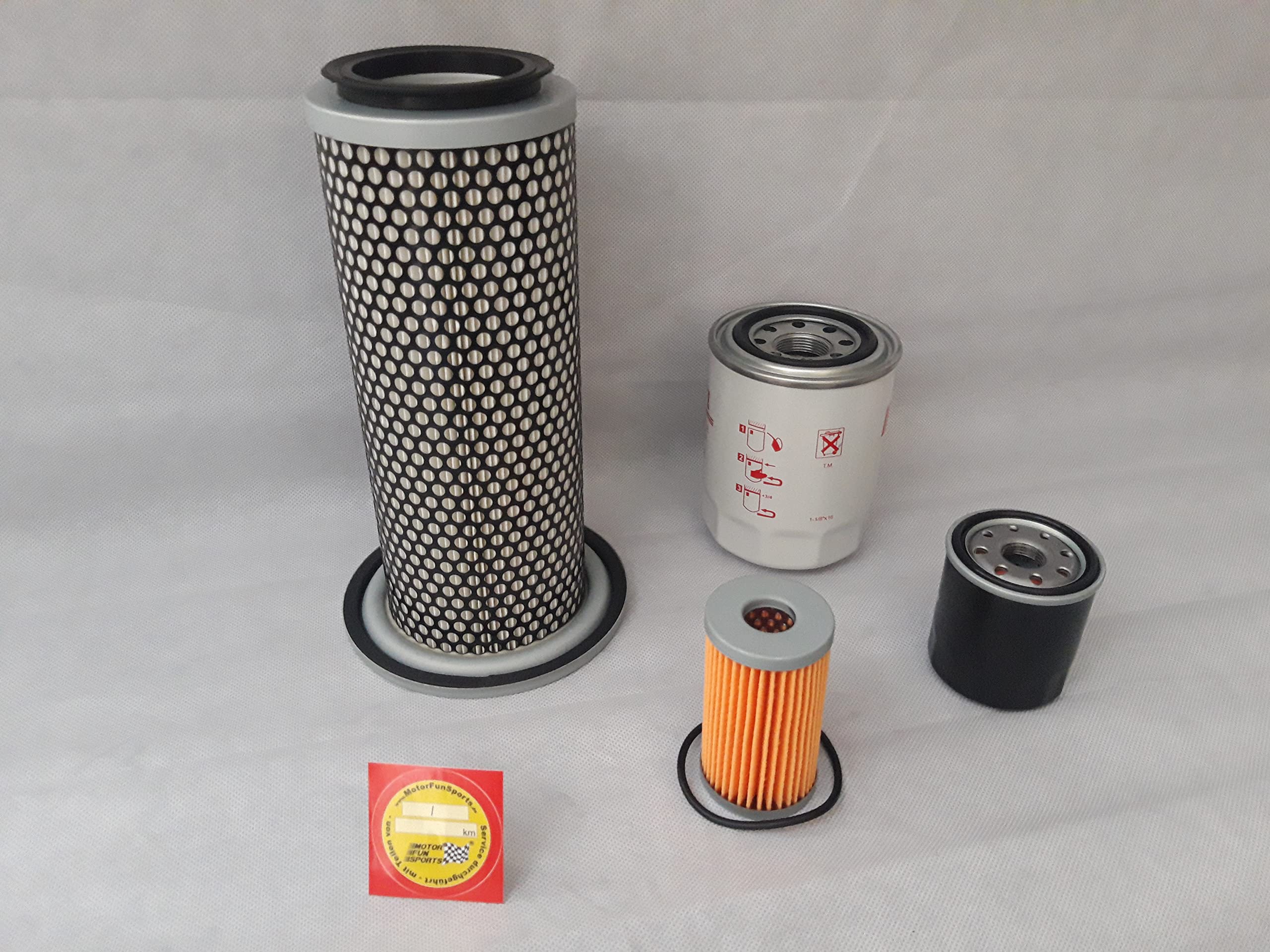 Set filtro (grande) compatibile con Iseki TK 532 con motore E3CD-B10 filtro olio, filtro aria, filtro carburante, filtro idraulico