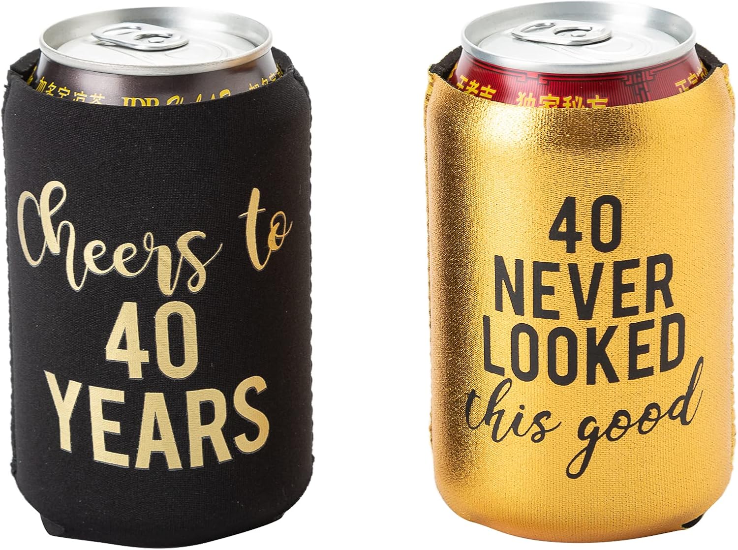 80% Off Discount Cheers to 40 Years and 1 METALLIC GOLD 40 Never Looked So Good Birthday Party Can Coolies, Set of 12, Black and Gold 40th Birthday Cooler, Perfect for Birthday Parties or Birthday Decorations Flash Deals - 80% OFF Cheers to 40 Years and 1 METALLIC GOLD 40 Never Looked So Good Birthday Party Can Coolies, Set of 12, Black and Gold 40th Birthday Cooler, Perfect for Birthday Parties or Birthday Decorations