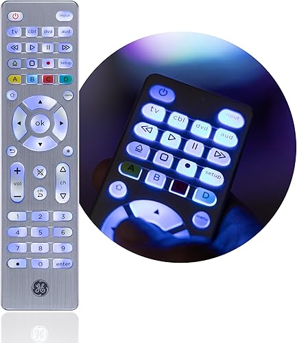 Miniatura 2 de GE 33709 - Control remoto universal para Samsung, Vizio, LG, Sony, Sharp, Roku, Apple TV, TCL, Panasonic, Smart TV, reproductores de streaming,
