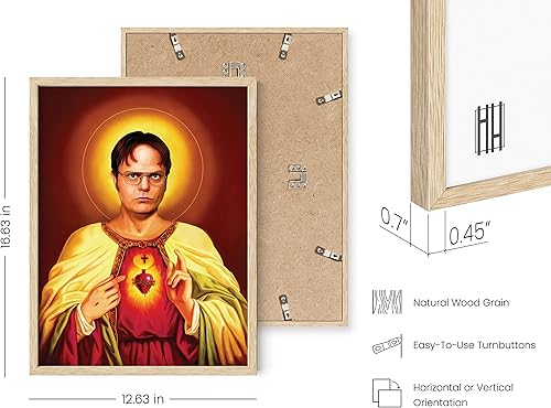 Miniatura 3 de HAUS AND HUES Póster de The Office Dwight Schrute, arte de pared del programa de televisión de oficina y carteles divertidos, mercancía del programa