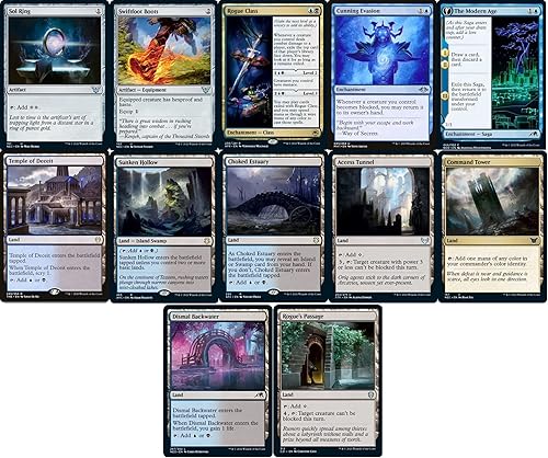 Miniatura 6 de Commander Dimir Ninja Deck - Azul Negro - Satoru Umezawa - EDH - 100 cartas - Magic The Gathering Deck - Muy fuerte