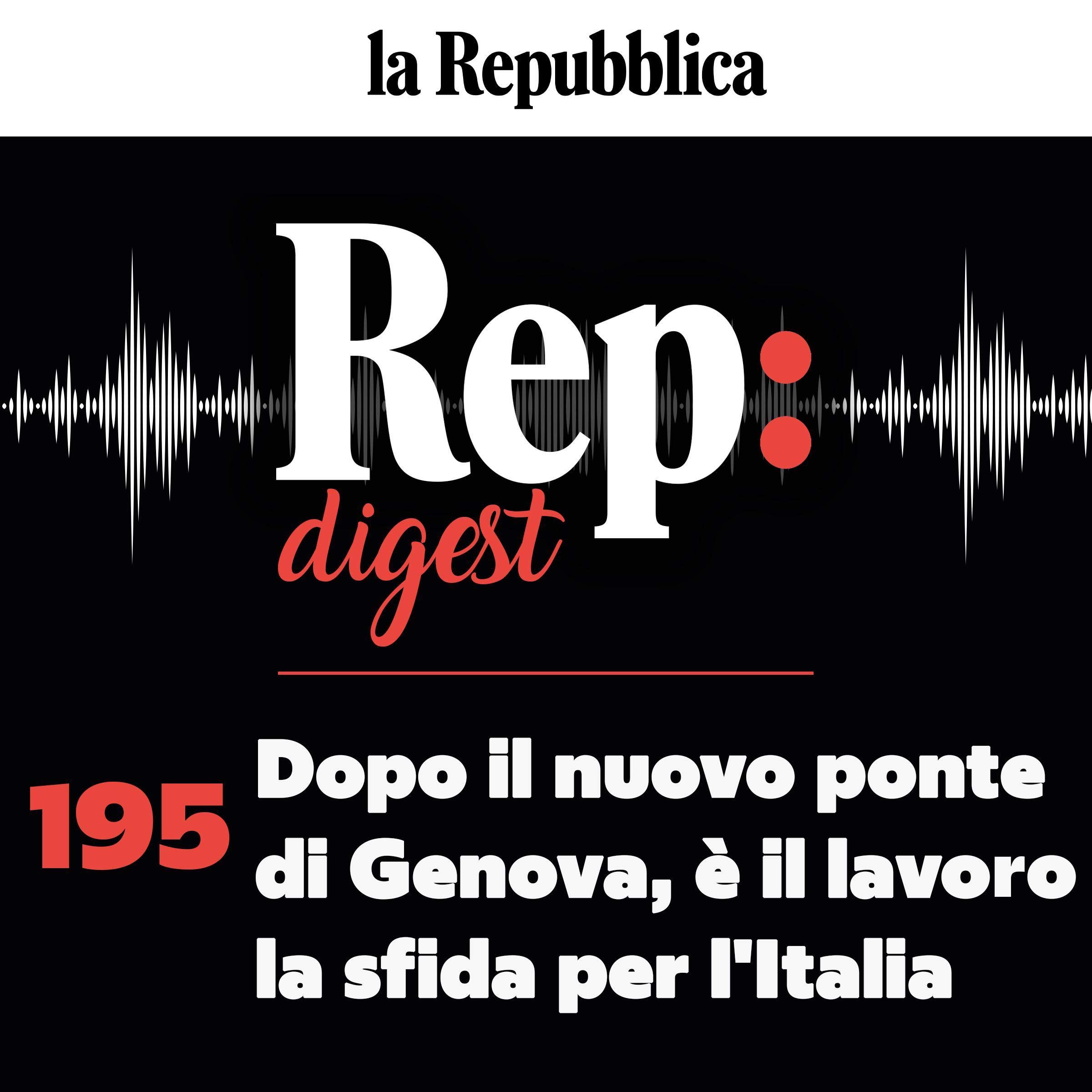 Dopo il nuovo ponte di Genova, è il lavoro la sfida per l'Italia
