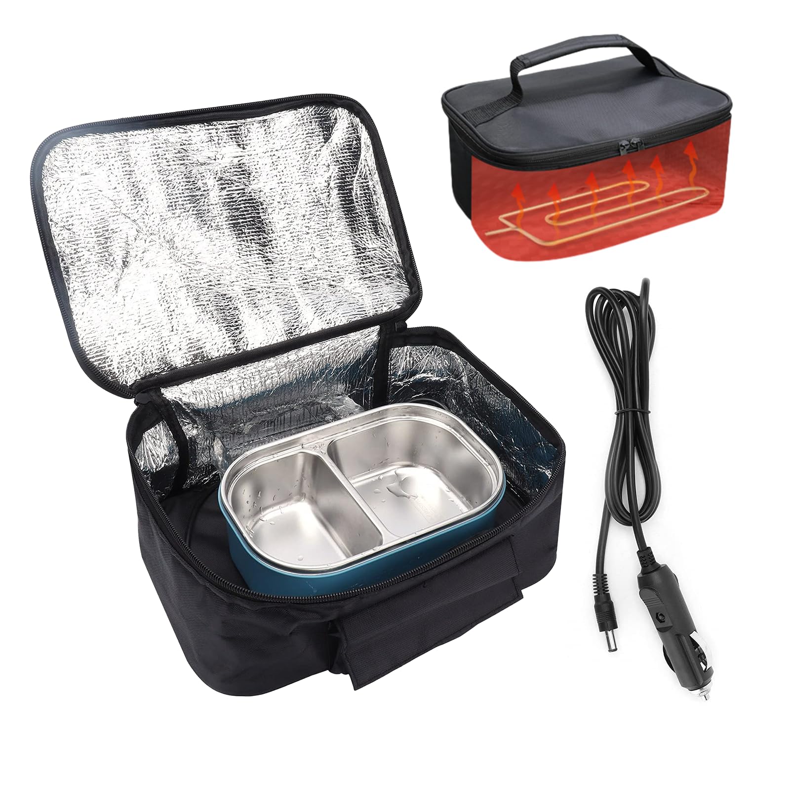 Mini Microondas Portátil Del Coche 12v Horno Eléctrico Calen | Cuotas