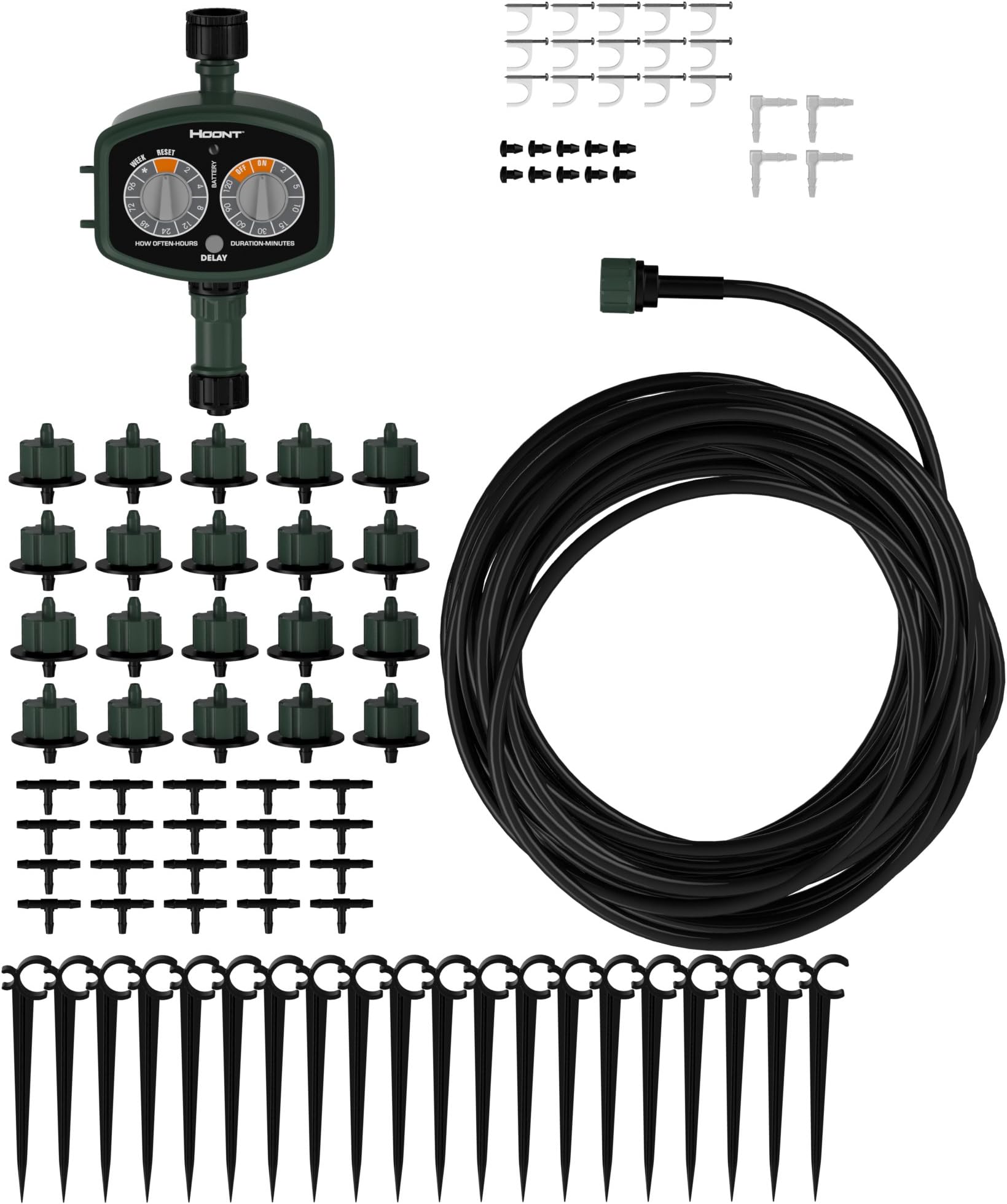 XCT Automati Globes Bulbs Set Automatic Watering Flowers Grass Plant, Black