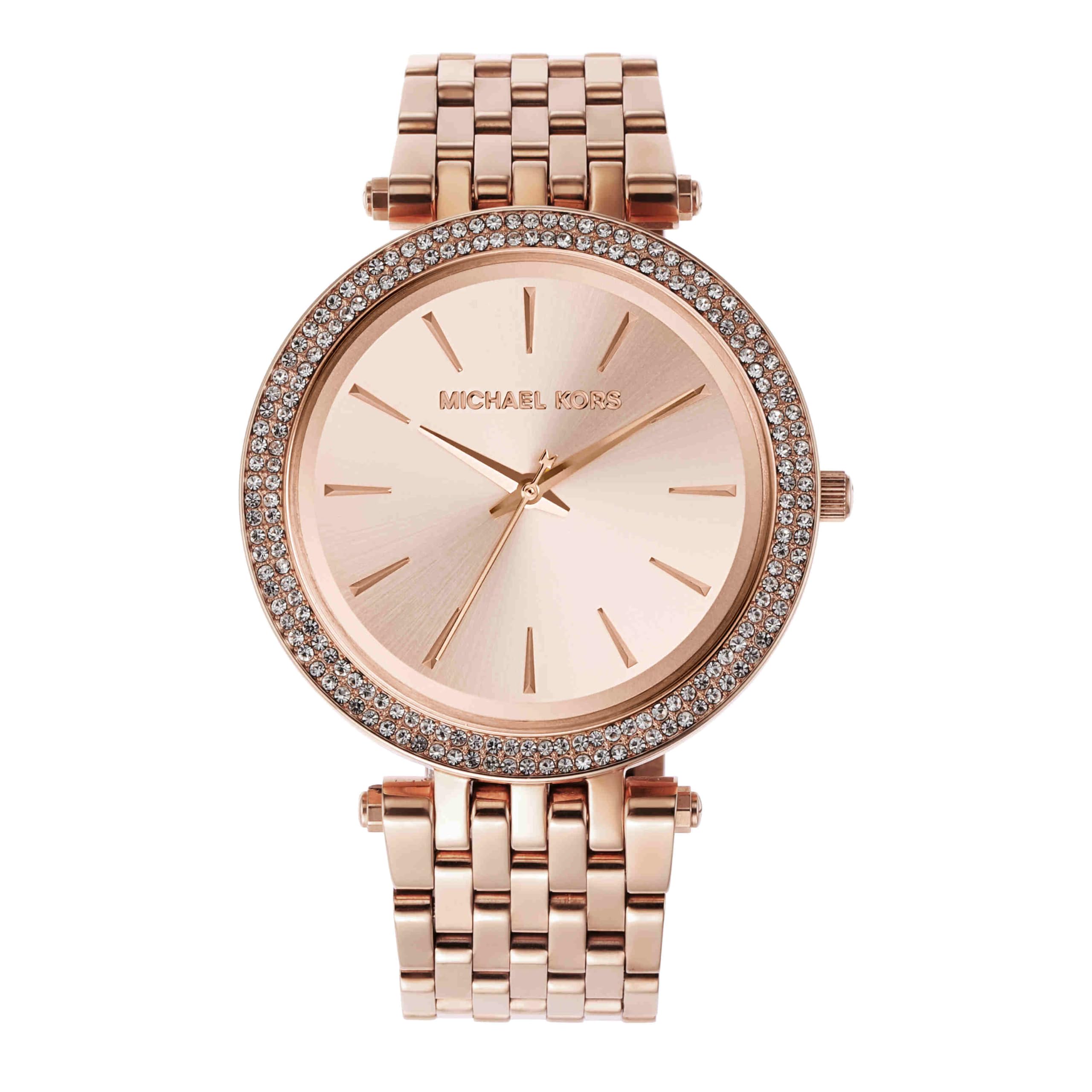 Michael Kors Orologio Darci per donna, Movimento al quarzo a tre lancette in oro rosa con cinturino in acciaio inossidabile